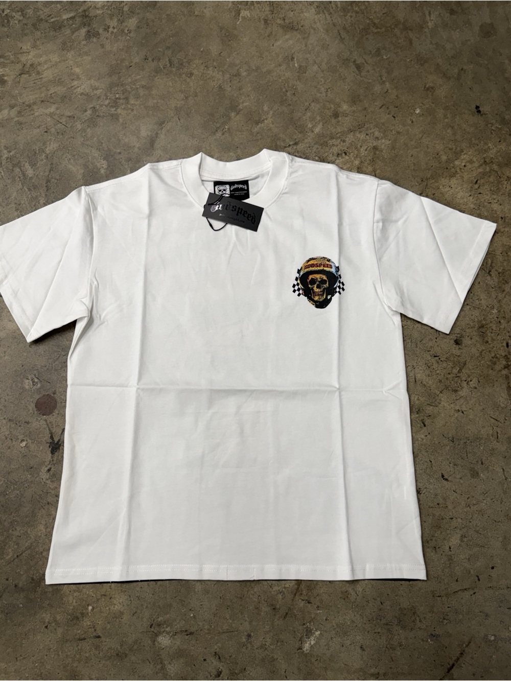 White Godspeed Tee ( Helmet )
